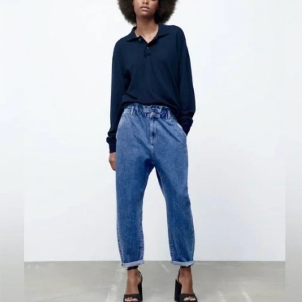 Zara Blue Ankle & Cropped Jeans